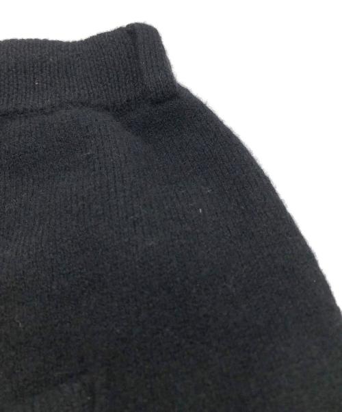 nonnotte（ノノット）nonnotte (ノノット) YAK Knit Pants Extra Wide -Black- ブラック サイズ:FREEの古着・服飾アイテム