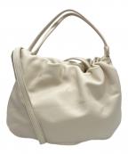 russetラシット）の古着「レザー巾着4wayショルダーバッグ」｜アイボリー