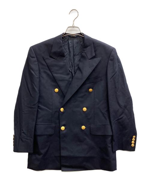 CHAPS RALPH LAUREN（チャップス ラルフローレン）CHAPS RALPH LAUREN (チャップス ラルフローレン) 金釦ダブルブレザー ネイビー サイズ:A4の古着・服飾アイテム