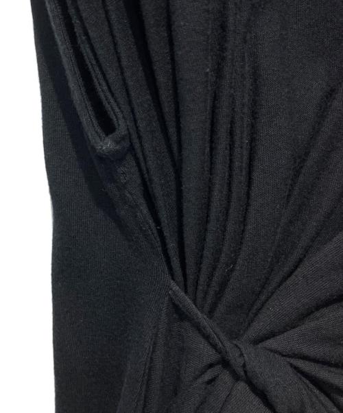 MM6 Maison Margiela（エムエムシックスメゾンマルジェラ）MM6 Maison Margiela (エムエムシックスメゾンマルジェラ) アシンメトリーワンピース ブラック サイズ:Sの古着・服飾アイテム