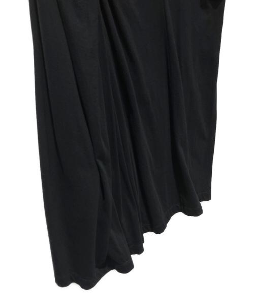 MM6 Maison Margiela（エムエムシックスメゾンマルジェラ）MM6 Maison Margiela (エムエムシックスメゾンマルジェラ) アシンメトリーワンピース ブラック サイズ:Sの古着・服飾アイテム