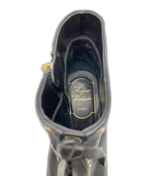 Roger Vivier（ロジェ ヴィヴィエ）Roger Vivier (ロジェ ヴィヴィエ) ショートブーツ ブラック サイズ:36　1/2の古着・服飾アイテム