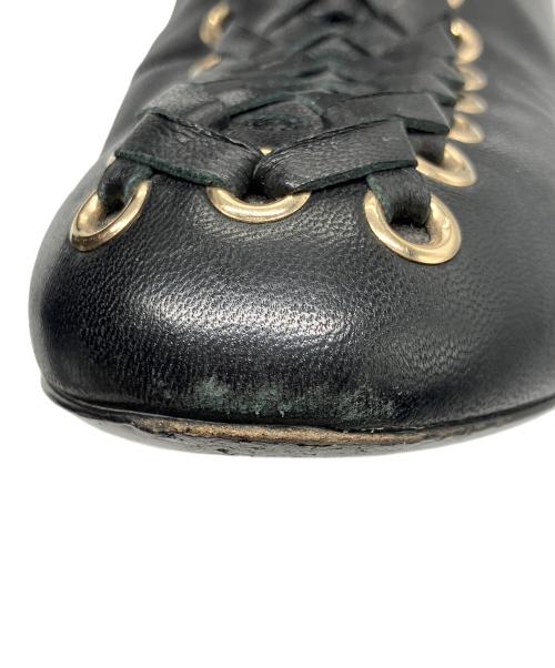 Roger Vivier（ロジェ ヴィヴィエ）Roger Vivier (ロジェ ヴィヴィエ) ショートブーツ ブラック サイズ:36　1/2の古着・服飾アイテム