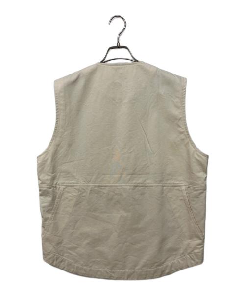 Snow peak（スノーピーク）Snow peak (スノーピーク) アウトドアウェア(タキビキャンバスベスト) アイボリー サイズ:SIZE Mの古着・服飾アイテム