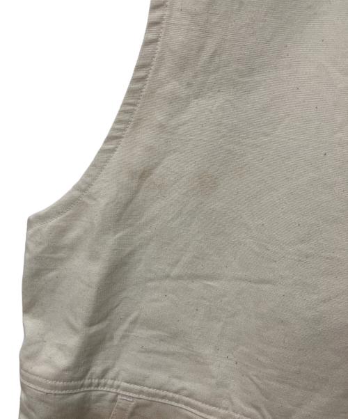 Snow peak（スノーピーク）Snow peak (スノーピーク) アウトドアウェア(タキビキャンバスベスト) アイボリー サイズ:SIZE Mの古着・服飾アイテム