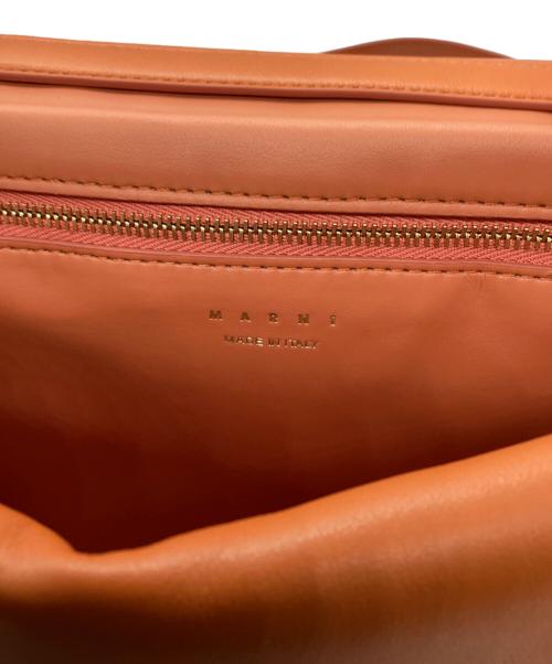 MARNI（マルニ）MARNI (マルニ) カーフスキンショルダーバッグ オレンジの古着・服飾アイテム