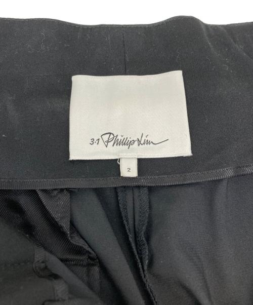 3.1 phillip lim（スリーワンフィリップリム）3.1 phillip lim (スリーワンフィリップリム) Origami-Pleated Short ブラック サイズ:SIZE 2の古着・服飾アイテム