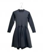 CFCLシーエフシーエル）の古着「POTTERY LONG SLEEVE MINI DRESS CF006KH160」｜ブラック