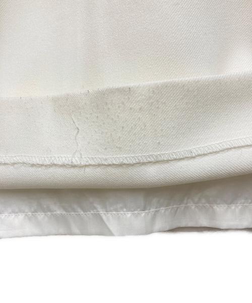 cygne（シーニュ）cygne (シーニュ) ハイウエストタックワイドパンツ Lara ホワイト サイズ:SIZE 0の古着・服飾アイテム