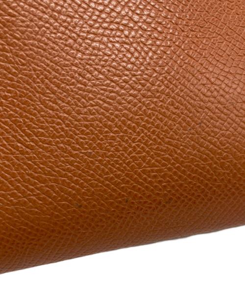 HERMES（エルメス）HERMES (エルメス) アザップ ロング シルクイン ラウンドファスナーウォレット ブラウンの古着・服飾アイテム