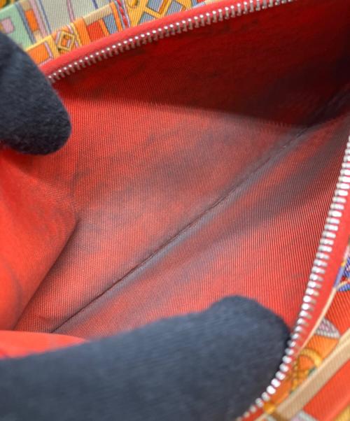 HERMES（エルメス）HERMES (エルメス) アザップ ロング シルクイン ラウンドファスナーウォレット ブラウンの古着・服飾アイテム