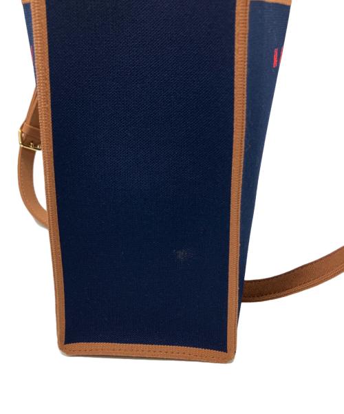 MARNI（マルニ）MARNI (マルニ) TOTE SMALL W/STRAP ネイビーの古着・服飾アイテム