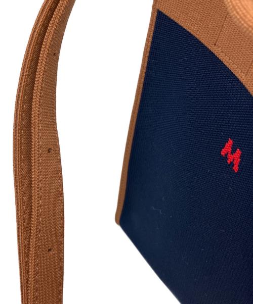 MARNI（マルニ）MARNI (マルニ) TOTE SMALL W/STRAP ネイビーの古着・服飾アイテム