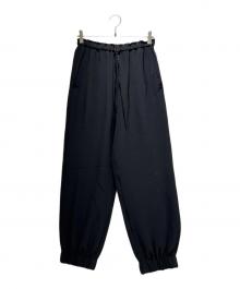 BLAMINK（ブラミンク）の古着「シルクドローストパンツ 7914-230-0390」｜ブラック
