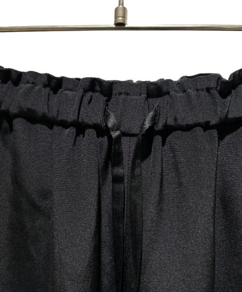 BLAMINK（ブラミンク）BLAMINK (ブラミンク) シルクドローストパンツ 7914-230-0390 ブラック サイズ:38の古着・服飾アイテム