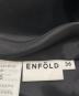 中古・古着 ENFOLD (エンフォルド) RANDOM-SLIT SKIRT ブラック サイズ:36：12000円