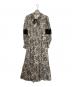 Her lip to（ハーリップトゥ）の古着「Winter Floral Long-sleeve Dress」｜ベージュ