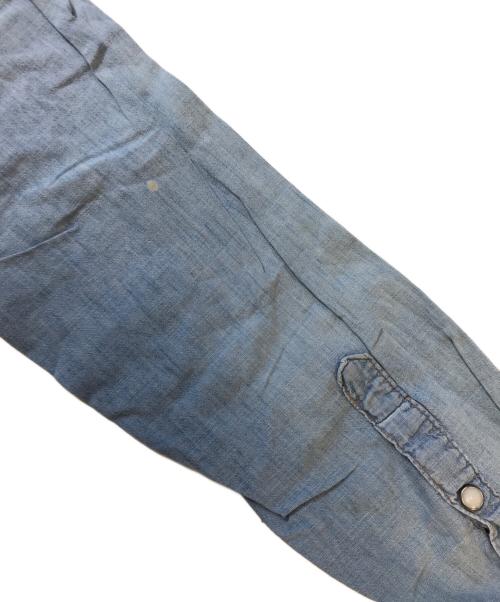Wrangler（ラングラー）Wrangler (ラングラー) シャンブレーシャツ ブルー サイズ:15 1/2-33の古着・服飾アイテム