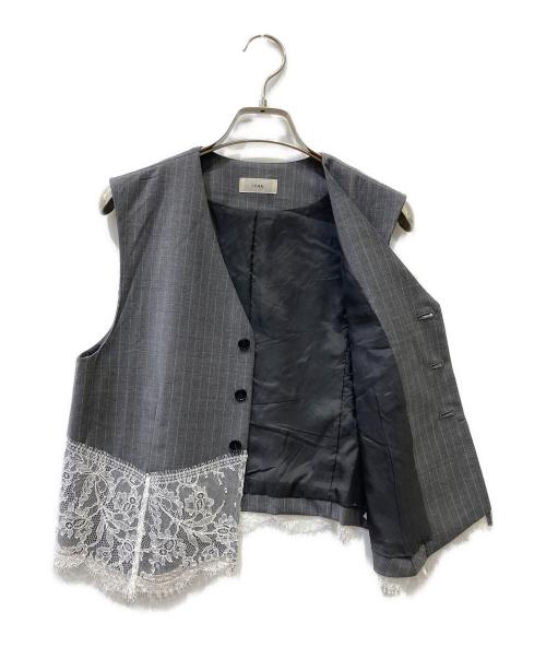 IENA（イエナ）IENA (イエナ) ヘムレースジレ グレー サイズ:SIZE Freeの古着・服飾アイテム