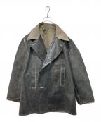 EURO VINTAGEユーロヴィンテージ）の古着「コーティング カーコート」｜ブラック