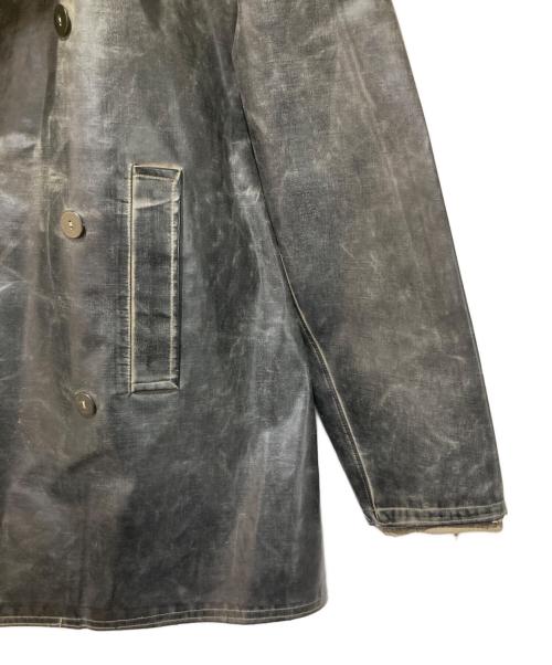 EURO VINTAGE（ユーロヴィンテージ）EURO VINTAGE (ユーロヴィンテージ) コーティング カーコート ブラック サイズ:56の古着・服飾アイテム