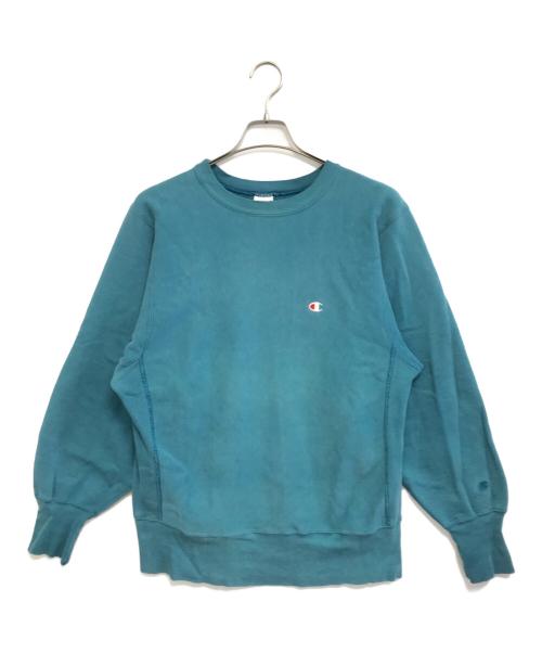Champion REVERSE WEAVE（チャンピオン リバース ウィーブ）Champion REVERSE WEAVE (チャンピオン リバース ウィーブ) リバースウィーブスウェット ブルー サイズ:MEDIUMの古着・服飾アイテム