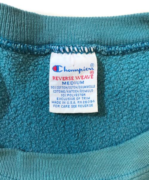 Champion REVERSE WEAVE（チャンピオン リバース ウィーブ）Champion REVERSE WEAVE (チャンピオン リバース ウィーブ) リバースウィーブスウェット ブルー サイズ:MEDIUMの古着・服飾アイテム