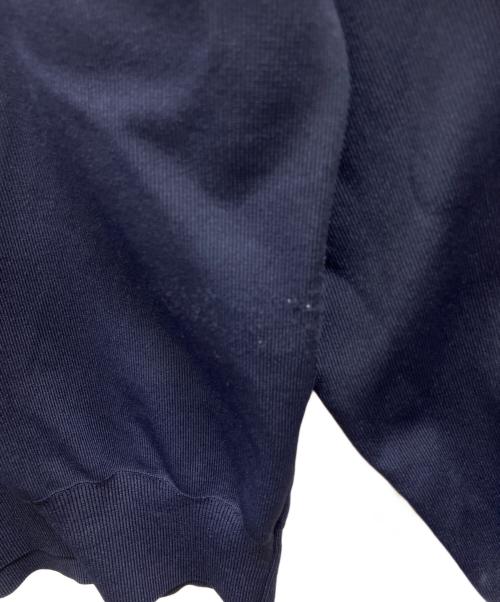 UNITED ARROWS（ユナイテッドアローズ）UNITED ARROWS (ユナイテッドアローズ) スカラップ レース フリル ニット ネイビー サイズ:Freeの古着・服飾アイテム