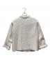 UNITED ARROWS (ユナイテッドアローズ) ファンシーツイードノーカラージャケット ホワイト サイズ:36：12000円