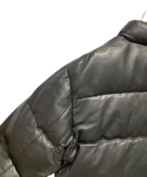 Schott（ショット）Schott (ショット) レザーダウンジャケット ブラック サイズ:38の古着・服飾アイテム