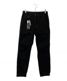 NUMBER (N)INE（ナンバーナイン）の古着「BOX POKET RIB PANTS STRETCH MOLESKIN」｜ブラック