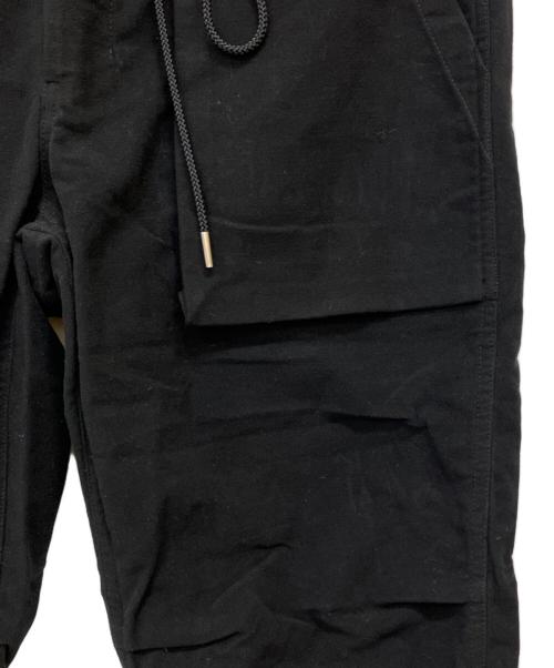 NUMBER (N)INE（ナンバーナイン）NUMBER (N)INE (ナンバーナイン) BOX POKET RIB PANTS STRETCH MOLESKIN ブラック サイズ:SIZE 3の古着・服飾アイテム