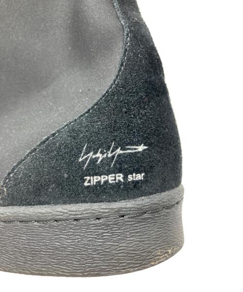 YOHJI YAMAMOTO（ヨウジヤマモト）YOHJI YAMAMOTO (ヨウジヤマモト) adidas (アディダス) YY ZIPPER STAR MIDハイカットスニーカー ブラック サイズ:29の古着・服飾アイテム