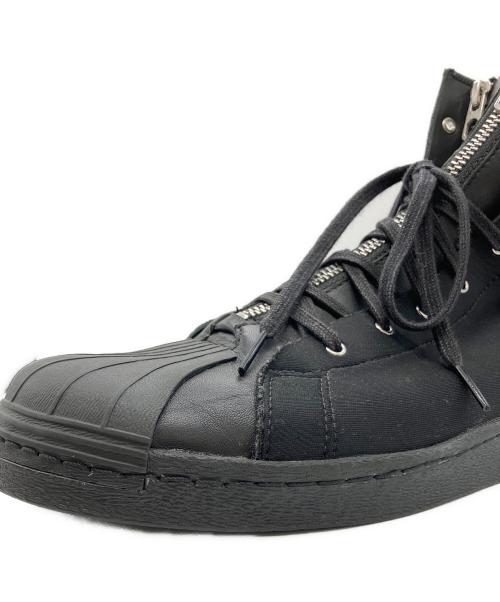 YOHJI YAMAMOTO（ヨウジヤマモト）YOHJI YAMAMOTO (ヨウジヤマモト) adidas (アディダス) YY ZIPPER STAR MIDハイカットスニーカー ブラック サイズ:29の古着・服飾アイテム