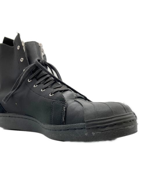 YOHJI YAMAMOTO（ヨウジヤマモト）YOHJI YAMAMOTO (ヨウジヤマモト) adidas (アディダス) YY ZIPPER STAR MIDハイカットスニーカー ブラック サイズ:29の古着・服飾アイテム