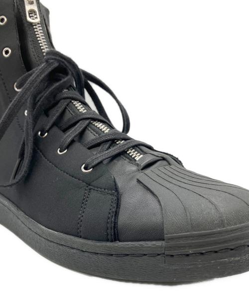 YOHJI YAMAMOTO（ヨウジヤマモト）YOHJI YAMAMOTO (ヨウジヤマモト) adidas (アディダス) YY ZIPPER STAR MIDハイカットスニーカー ブラック サイズ:29の古着・服飾アイテム