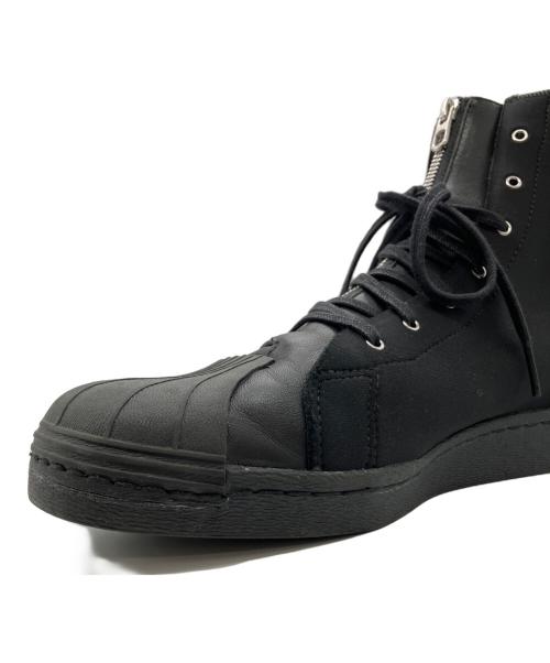 YOHJI YAMAMOTO（ヨウジヤマモト）YOHJI YAMAMOTO (ヨウジヤマモト) adidas (アディダス) YY ZIPPER STAR MIDハイカットスニーカー ブラック サイズ:29の古着・服飾アイテム