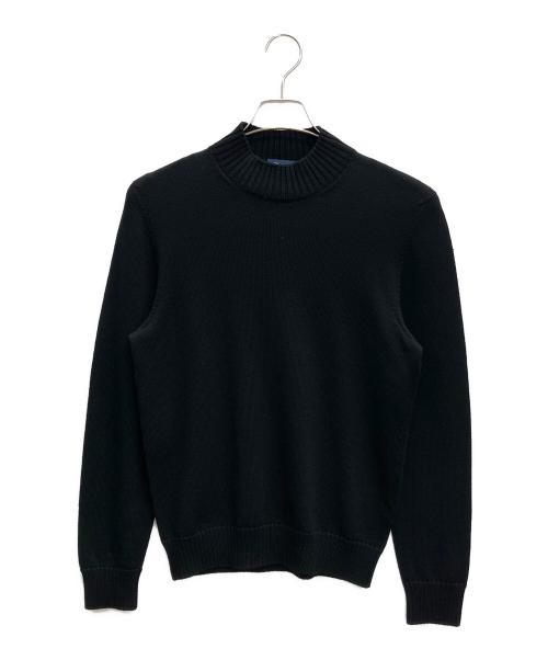 Drumohr（ドルモア）Drumohr (ドルモア) 8ゲージウールモックネックニット ブラック サイズ:size46の古着・服飾アイテム