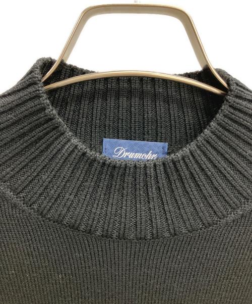 Drumohr（ドルモア）Drumohr (ドルモア) 8ゲージウールモックネックニット ブラック サイズ:size46の古着・服飾アイテム
