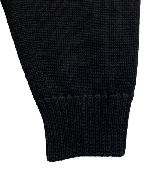 Drumohr（ドルモア）Drumohr (ドルモア) 8ゲージウールモックネックニット ブラック サイズ:size46の古着・服飾アイテム