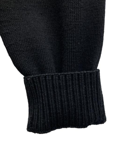 Drumohr（ドルモア）Drumohr (ドルモア) 8ゲージウールモックネックニット ブラック サイズ:size46の古着・服飾アイテム