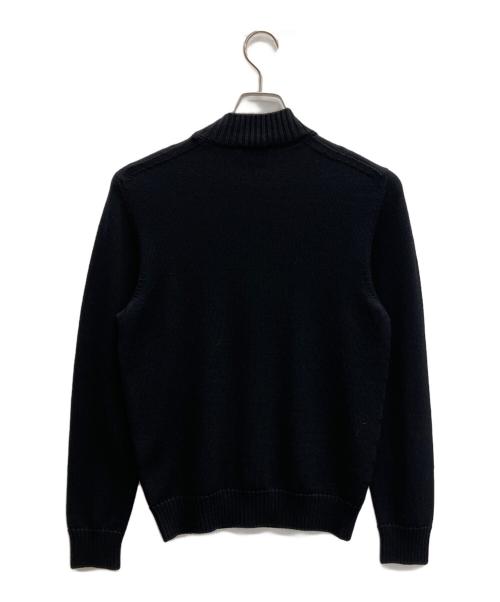 Drumohr（ドルモア）Drumohr (ドルモア) 8ゲージウールモックネックニット ブラック サイズ:size46の古着・服飾アイテム