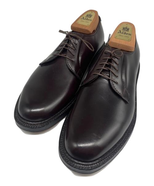 Alden（オールデン）Alden (オールデン) コードバン プレーントゥシューズ バーガンディー サイズ:8.5Dの古着・服飾アイテム