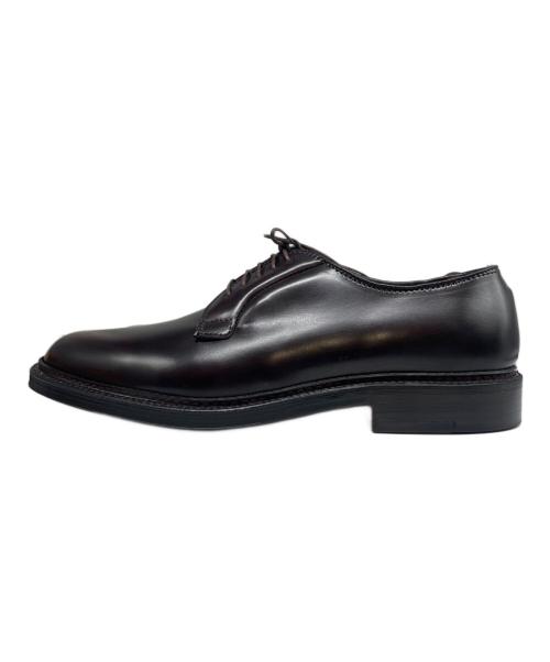 Alden（オールデン）Alden (オールデン) コードバン プレーントゥシューズ バーガンディー サイズ:8.5Dの古着・服飾アイテム
