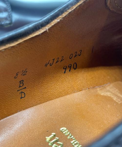 Alden（オールデン）Alden (オールデン) コードバン プレーントゥシューズ バーガンディー サイズ:8.5Dの古着・服飾アイテム