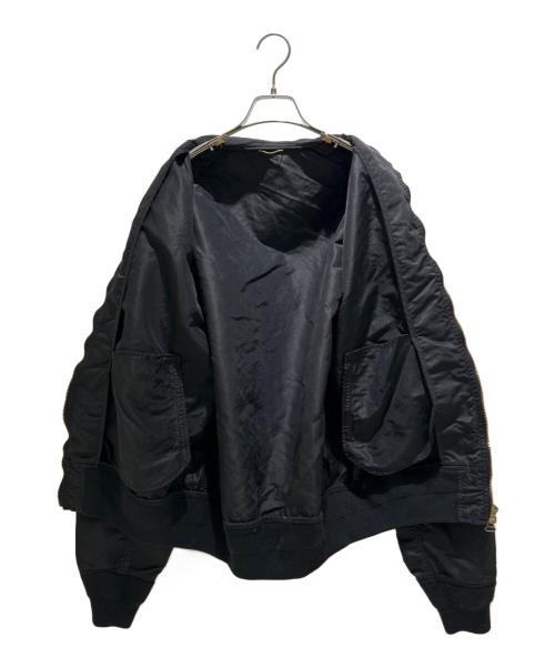 DEUXIEME CLASSE（ドゥーズィエム クラス）DEUXIEME CLASSE (ドゥーズィエム クラス) ミリタリーブルゾン ブラック サイズ:FREEの古着・服飾アイテム
