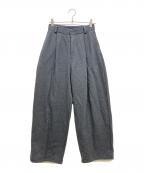ETRE TOKYOエトレトウキョウ）の古着「スウェットタックパンツ」｜グレー