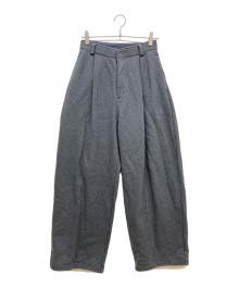 ETRE TOKYO（エトレトウキョウ）の古着「スウェットタックパンツ」｜グレー