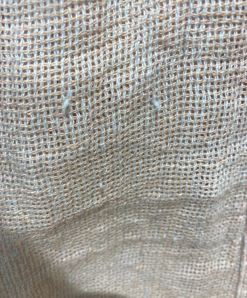 nest Robe（ネストローブ）nest Robe (ネストローブ) リネンパナマ2wayブラウス ピンク サイズ:Freeの古着・服飾アイテム