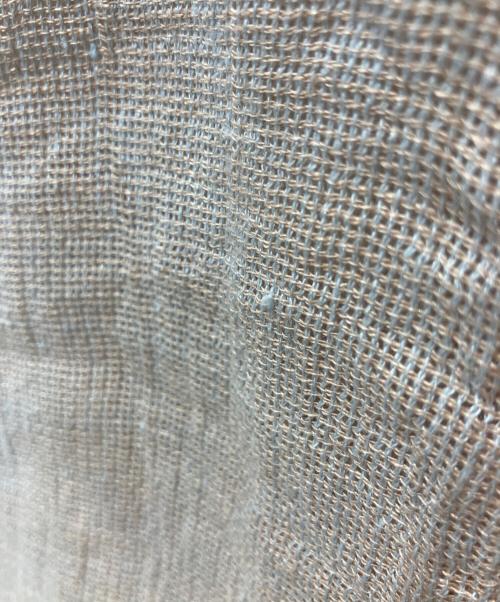 nest Robe（ネストローブ）nest Robe (ネストローブ) リネンパナマ2wayブラウス ピンク サイズ:Freeの古着・服飾アイテム